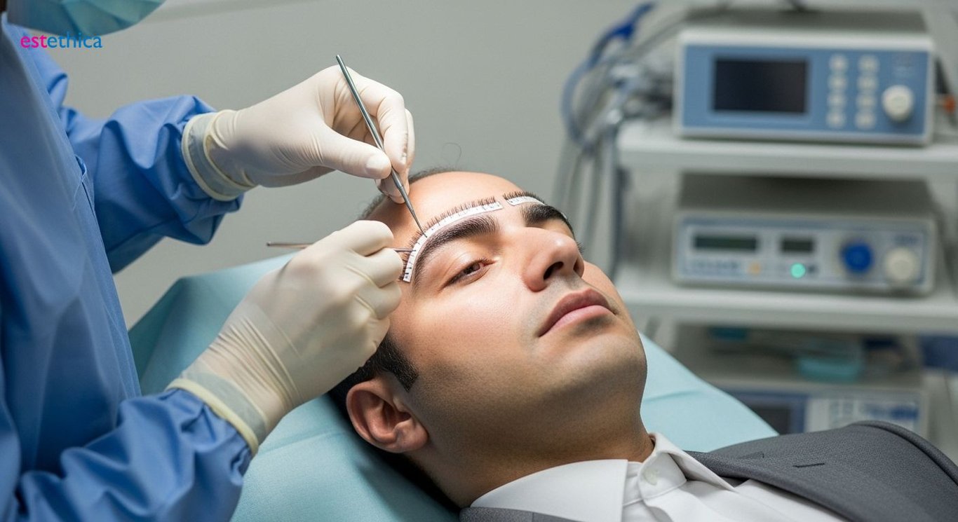 زراعة الحواجب للرجال: مظهر رجولي مثالي