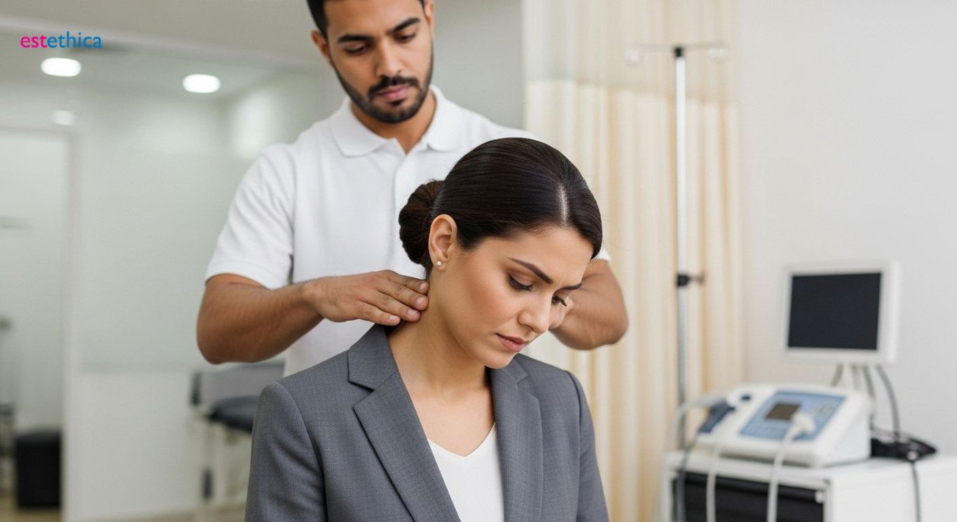 طرق علاج آلام الرقبة: علاجات منزلية وتدخل طبي