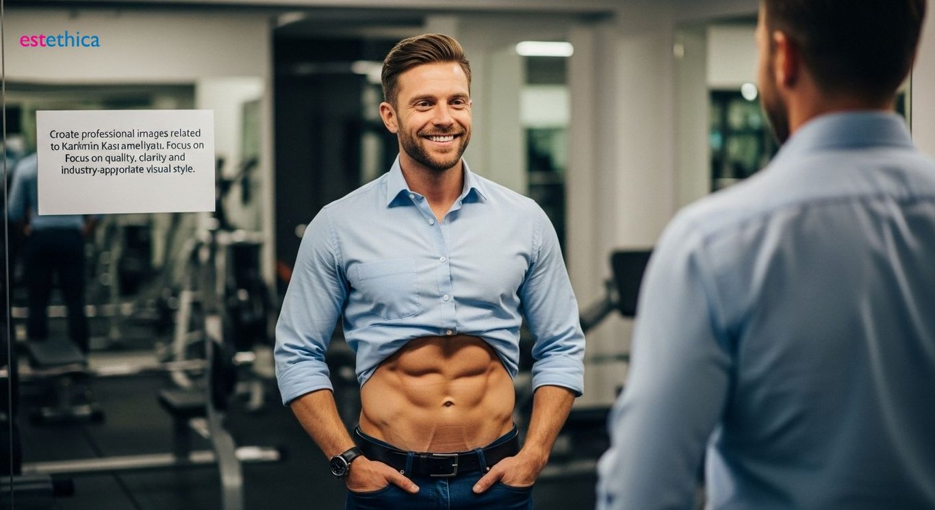 Abdominal Etching Before and After