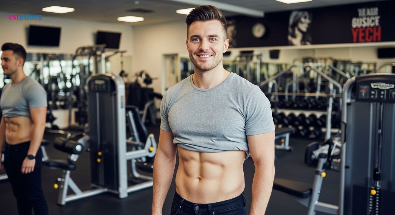 Abdominal Etching Before and After