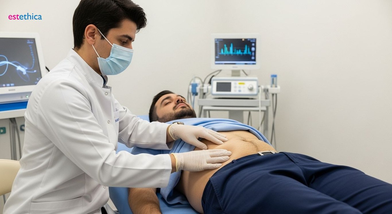 Erkek Abdominoplasti: Karın Germe ve Kas Şekillendirme