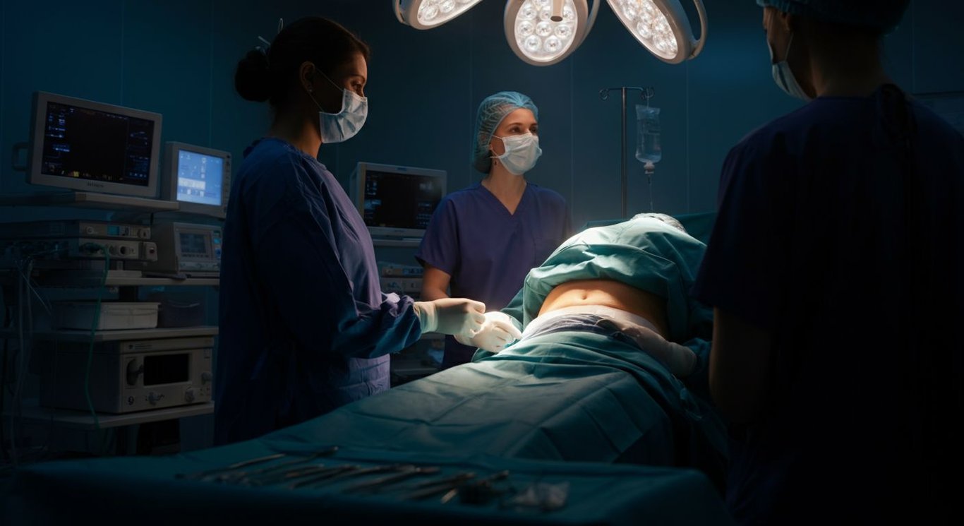 Abdominoplasty: excess skin removal and muscle repair