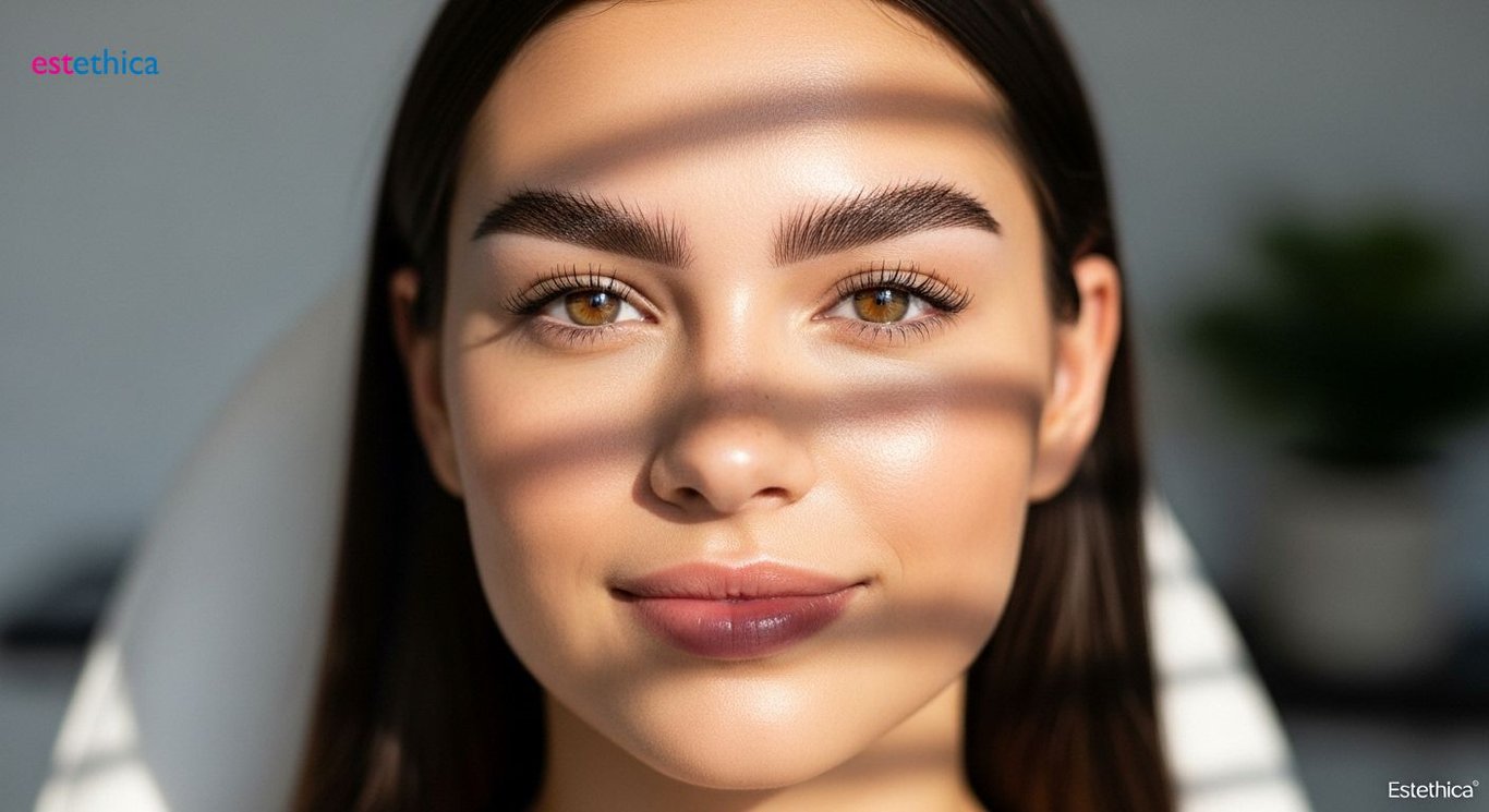 Before and after eyebrow transplant results