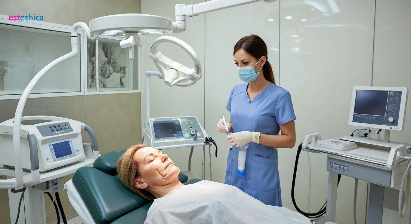 Ameliyatsız yüz germe, iplerle doğal lifting etkisi