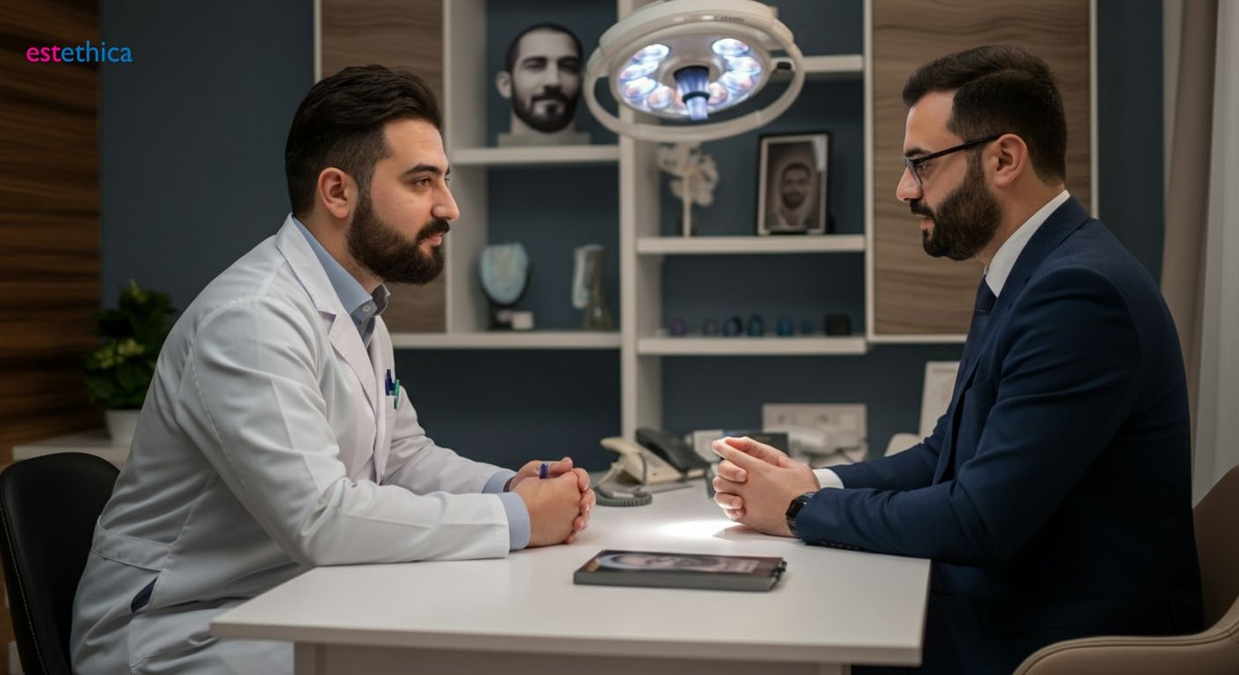 Beard implants for desired density