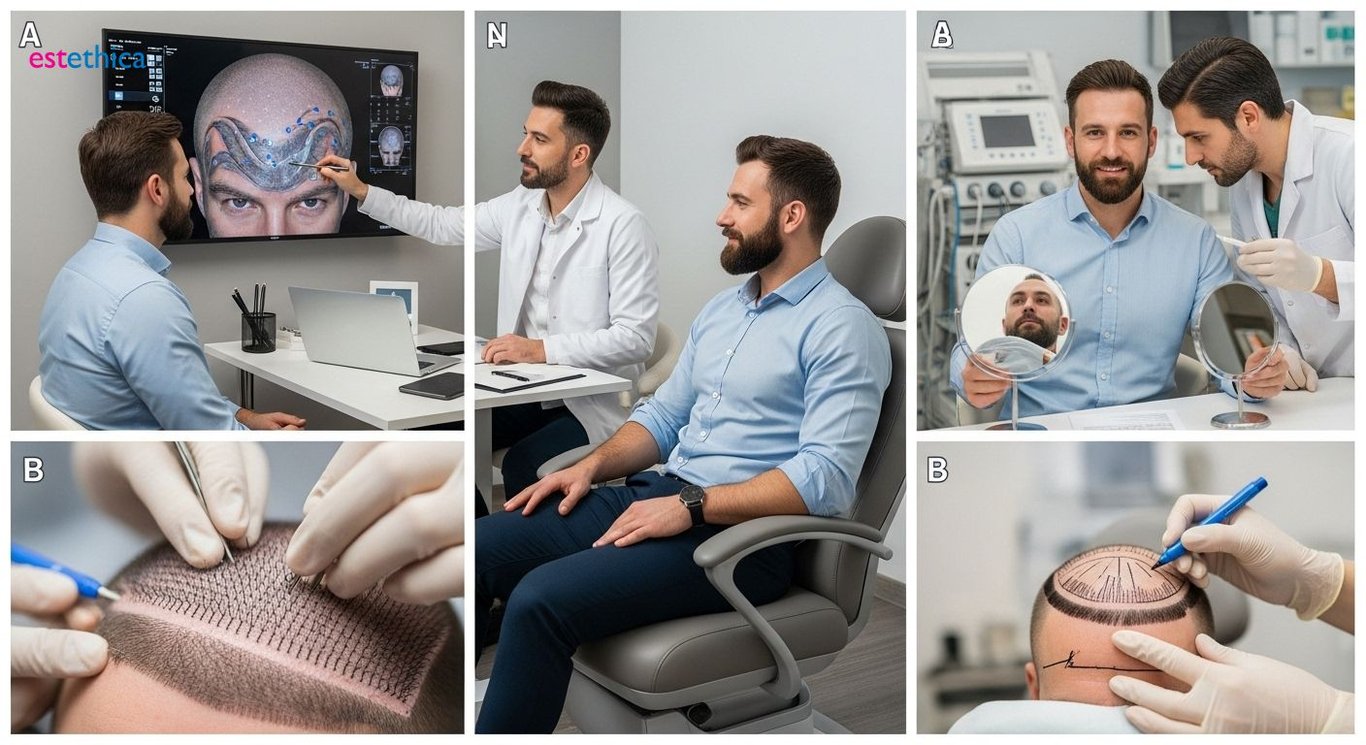 Beard Transplant Before and After