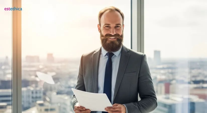 Beard transplant recovery progress