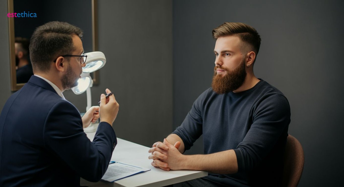 Beard transplant procedure explained