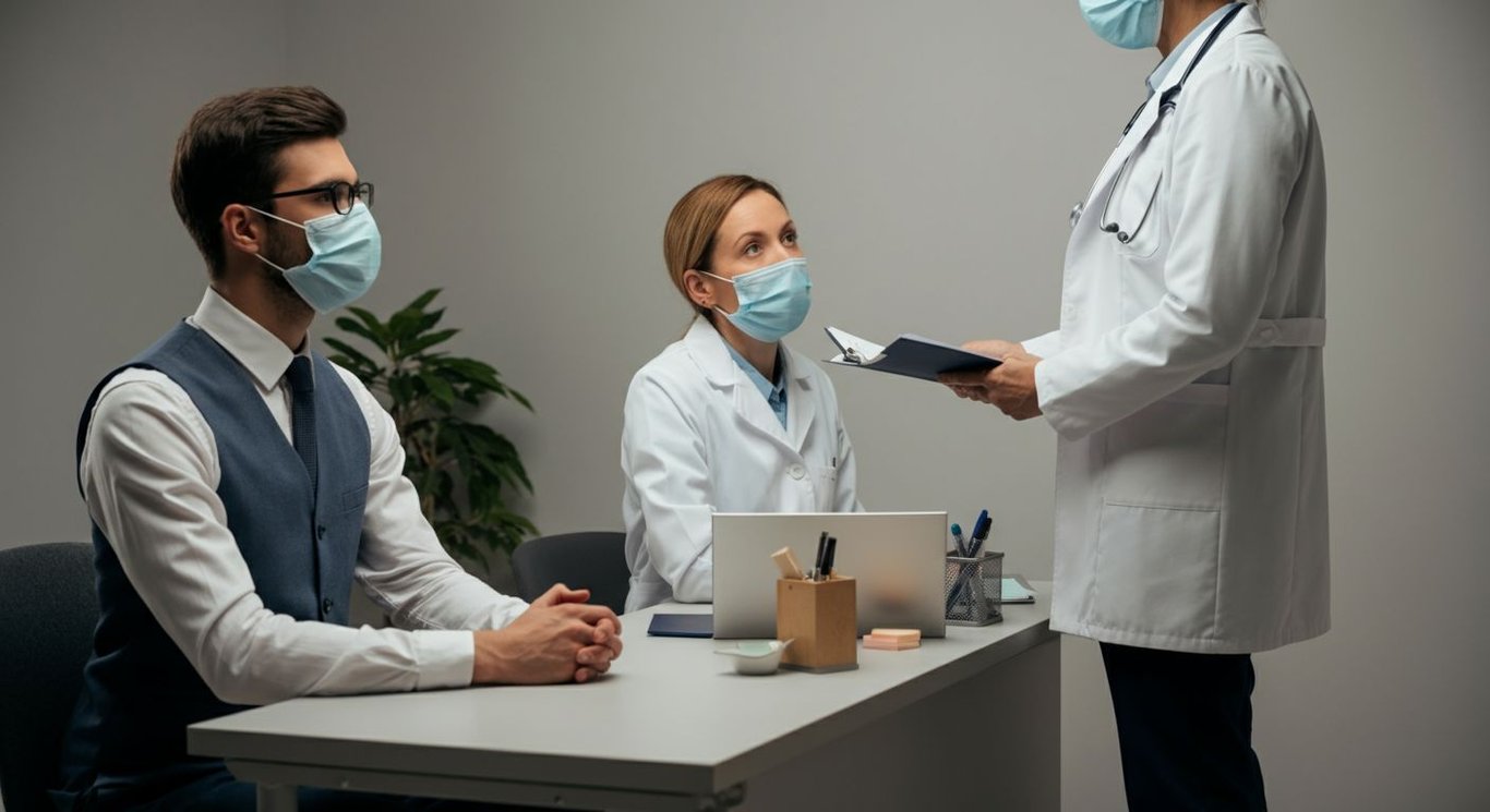 Nonverbal cues in greetings illustration