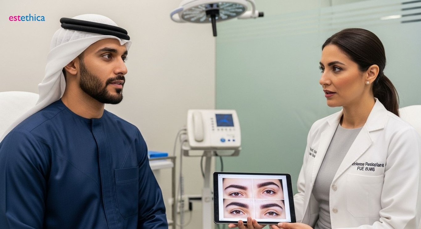 زراعة الحواجب بتقنية الاقتطاف: نتائج مبهرة