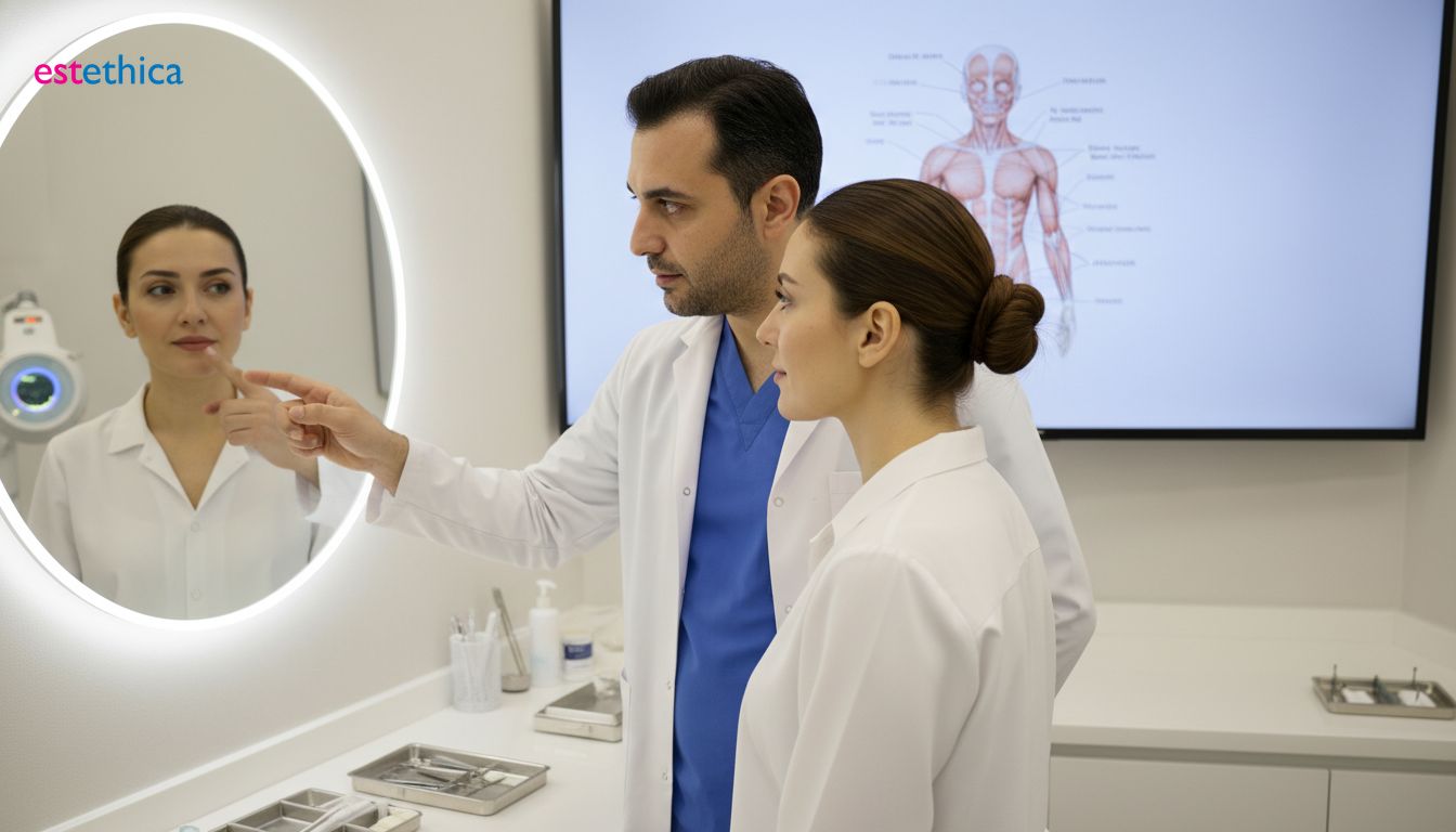 Dudak Üstü Çizgi Estetiği ve Burun Arası Mesafe Ayarı