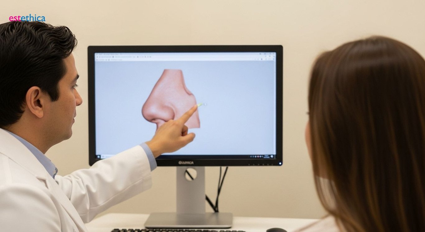 Rhinoplasty for deviated septum and nasal reconstruction