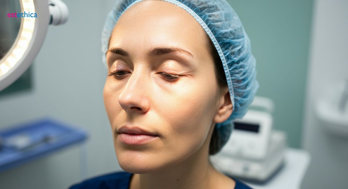 Eyelid surgery for improved peripheral vision