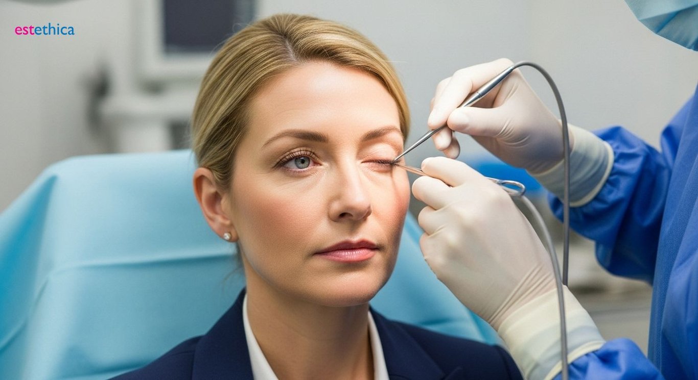 Cosmetic Eyelid Surgery Before and After