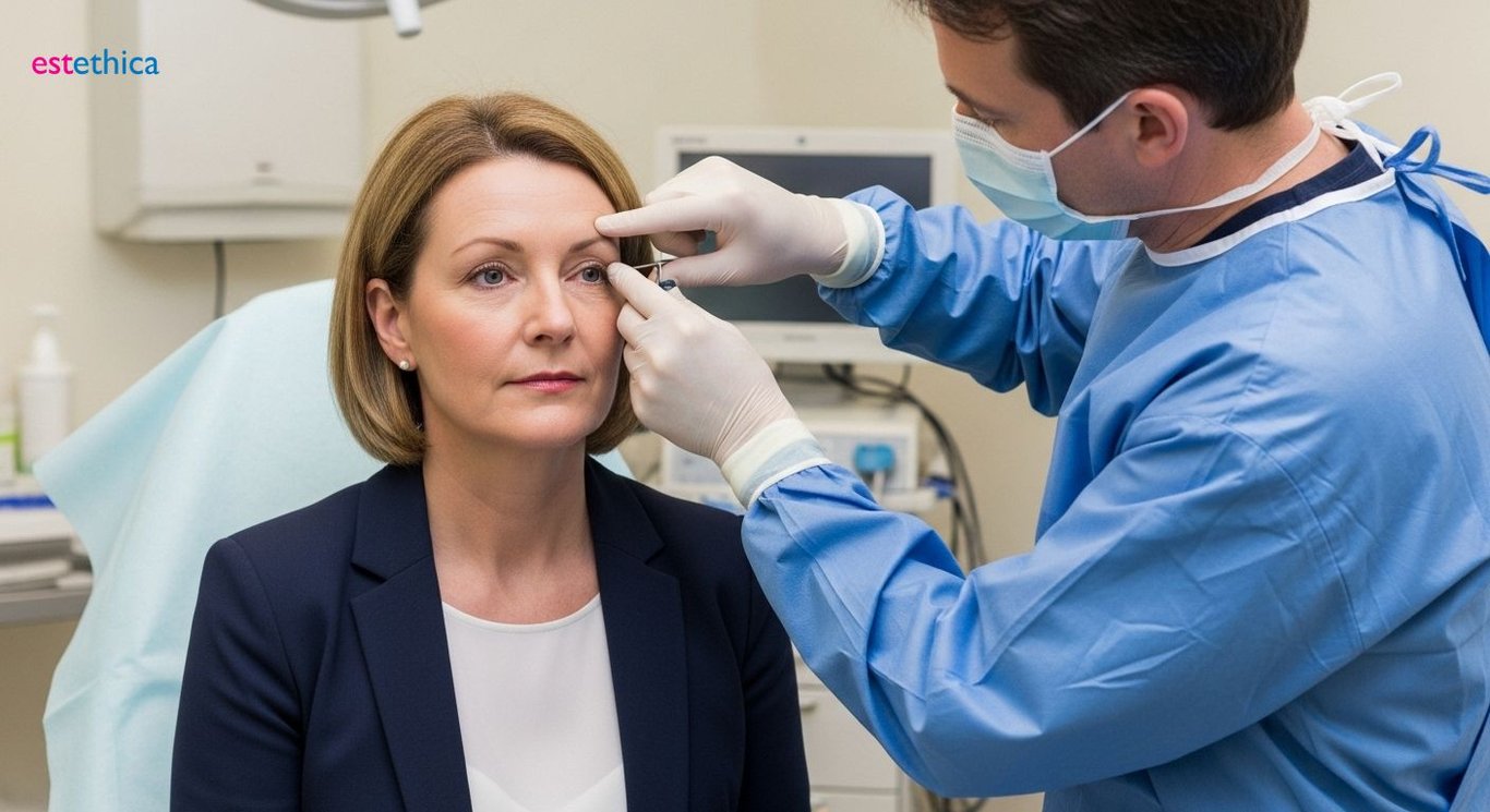 Cosmetic Eyelid Surgery Result