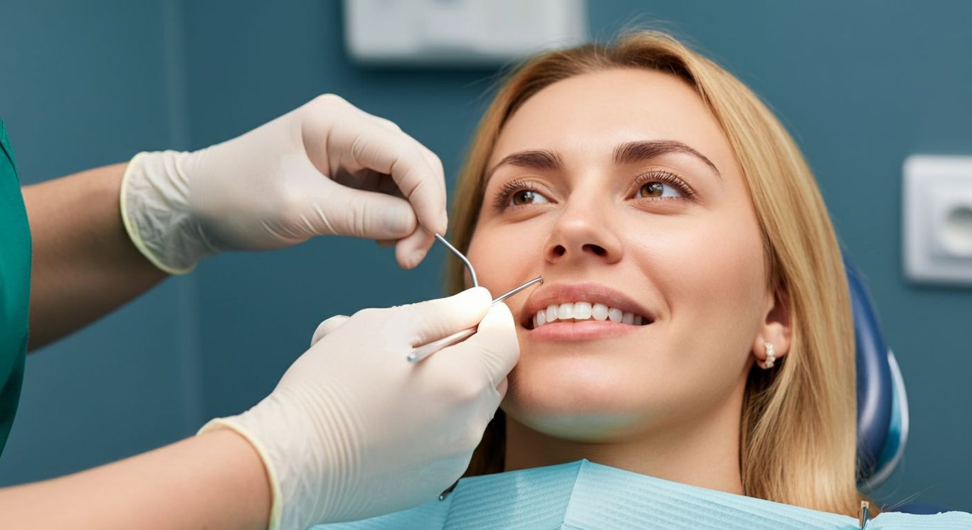 Cosmetic veneers enhancing smile and confidence