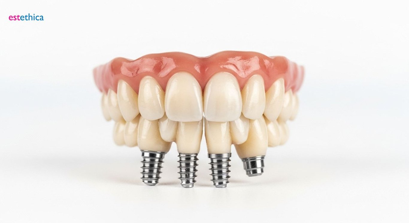 Dental implants before and after transformation