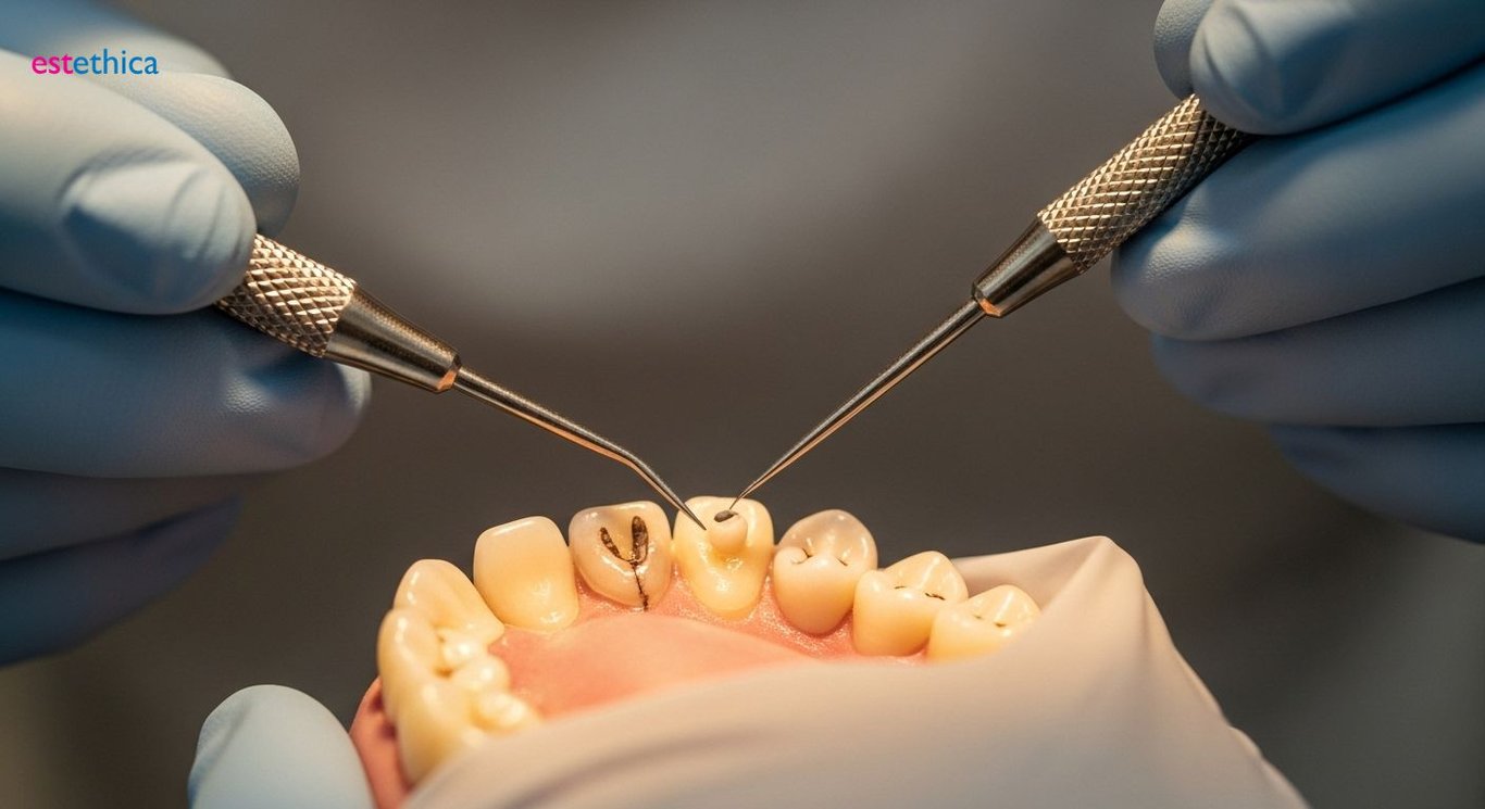 Diş dolgusu yapımı, adım adım restorasyon süreci