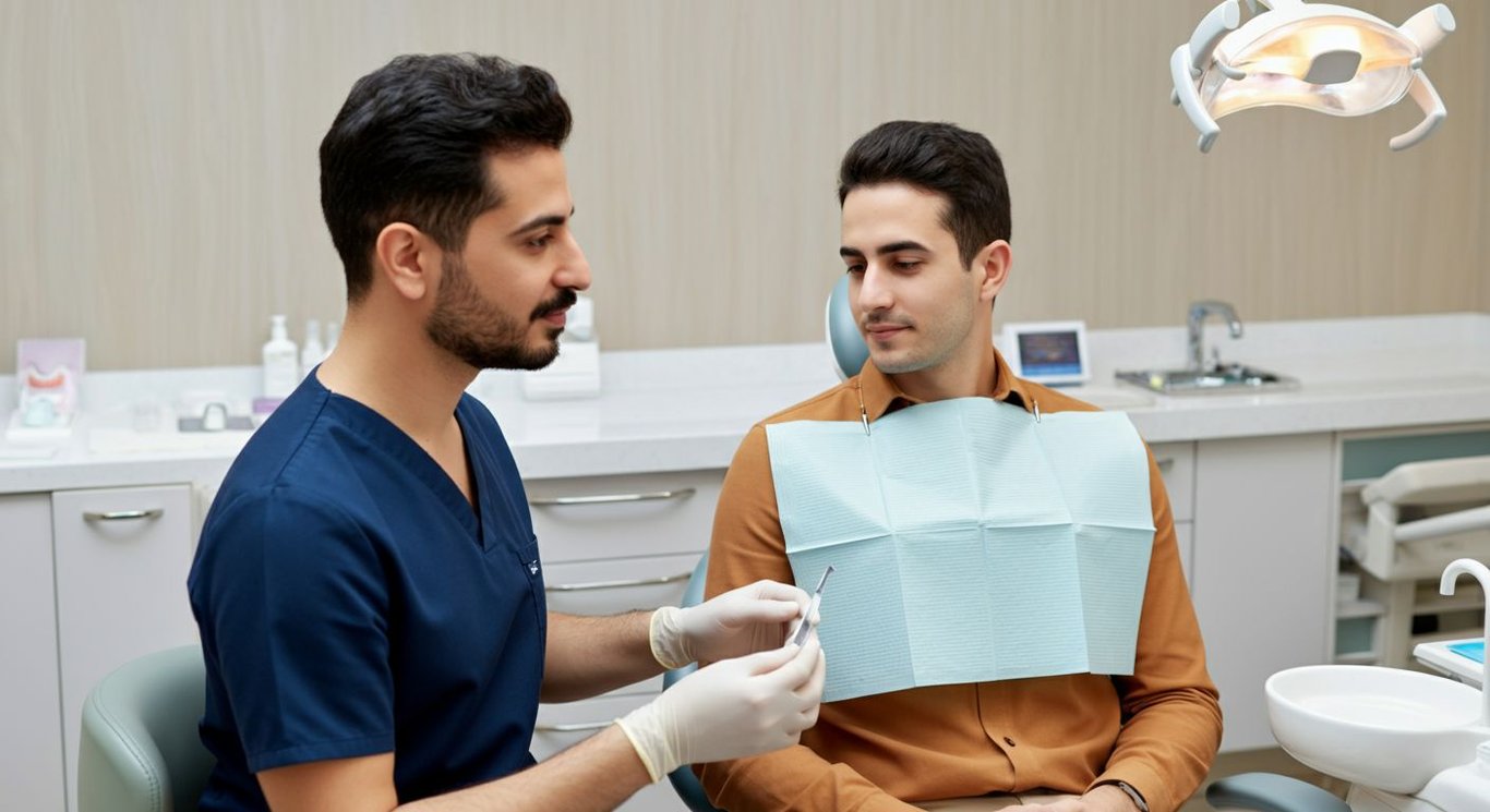Diş eti çekilmesinin nedenleri hakkında bilgi veren görsel