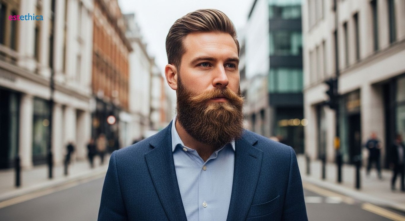 Natural-looking beard transplant results