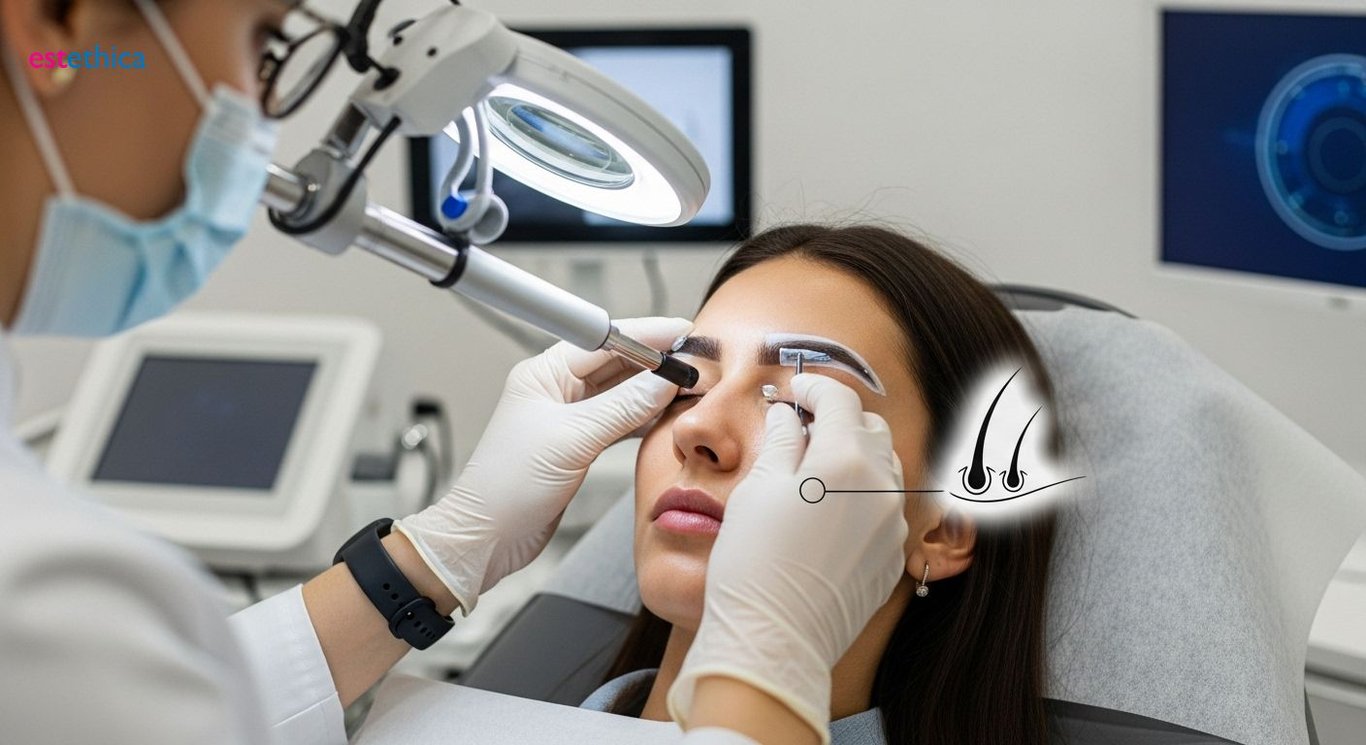 Doğal kaş ekimi nasıl yapılır görseli