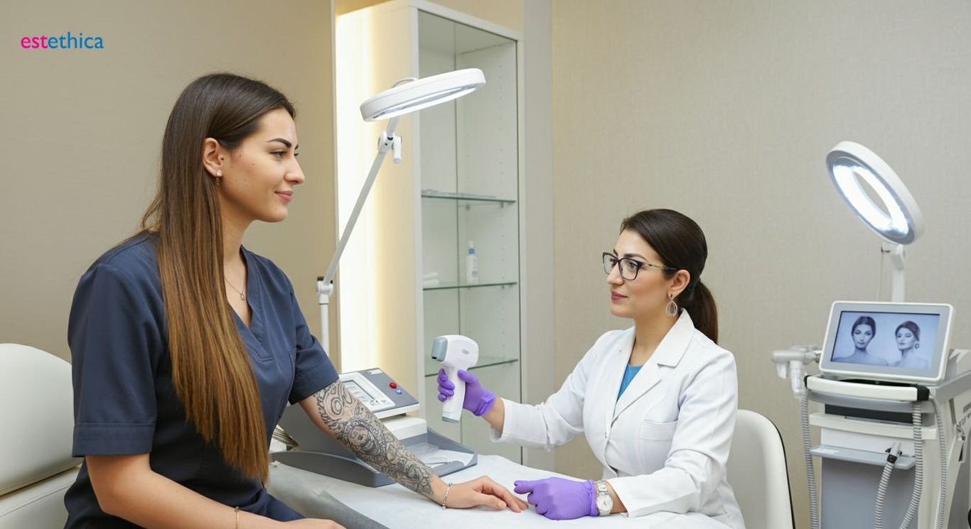 Dövme sildirme işlemi, kozmetik dermatoloji yaklaşımı