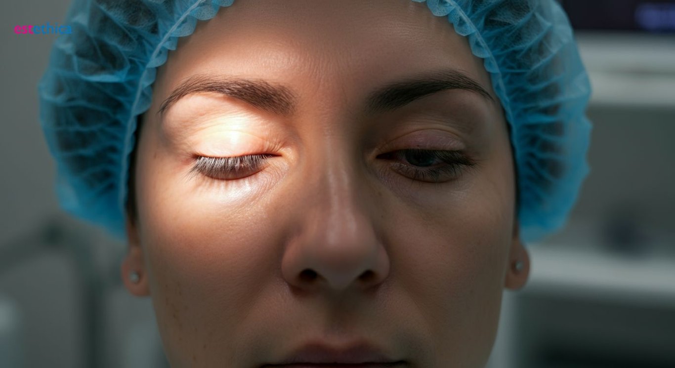 Drooping eyelids ptosis correction options