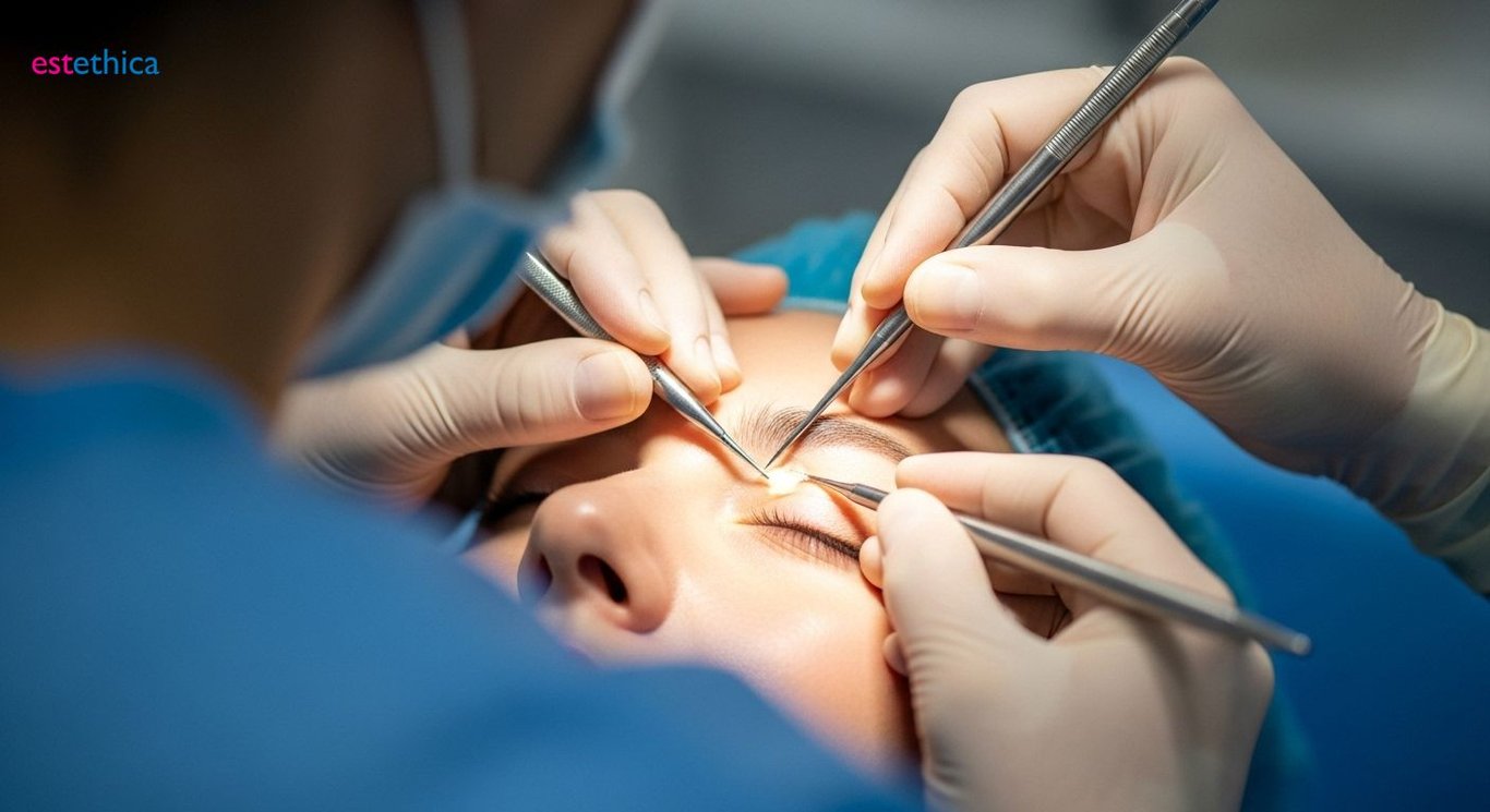 Droopy eyelid correction for improved vision and confidence