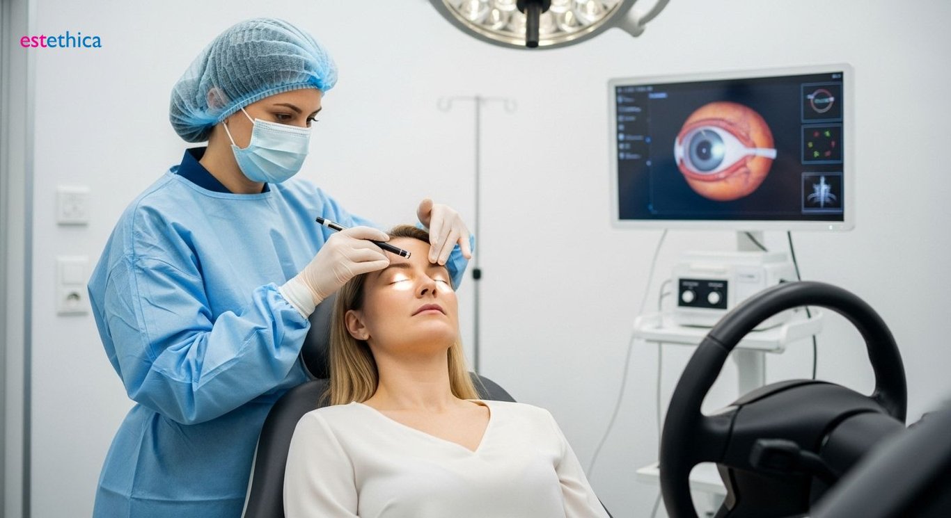 Droopy Eyelids Fixed with Blepharoplasty