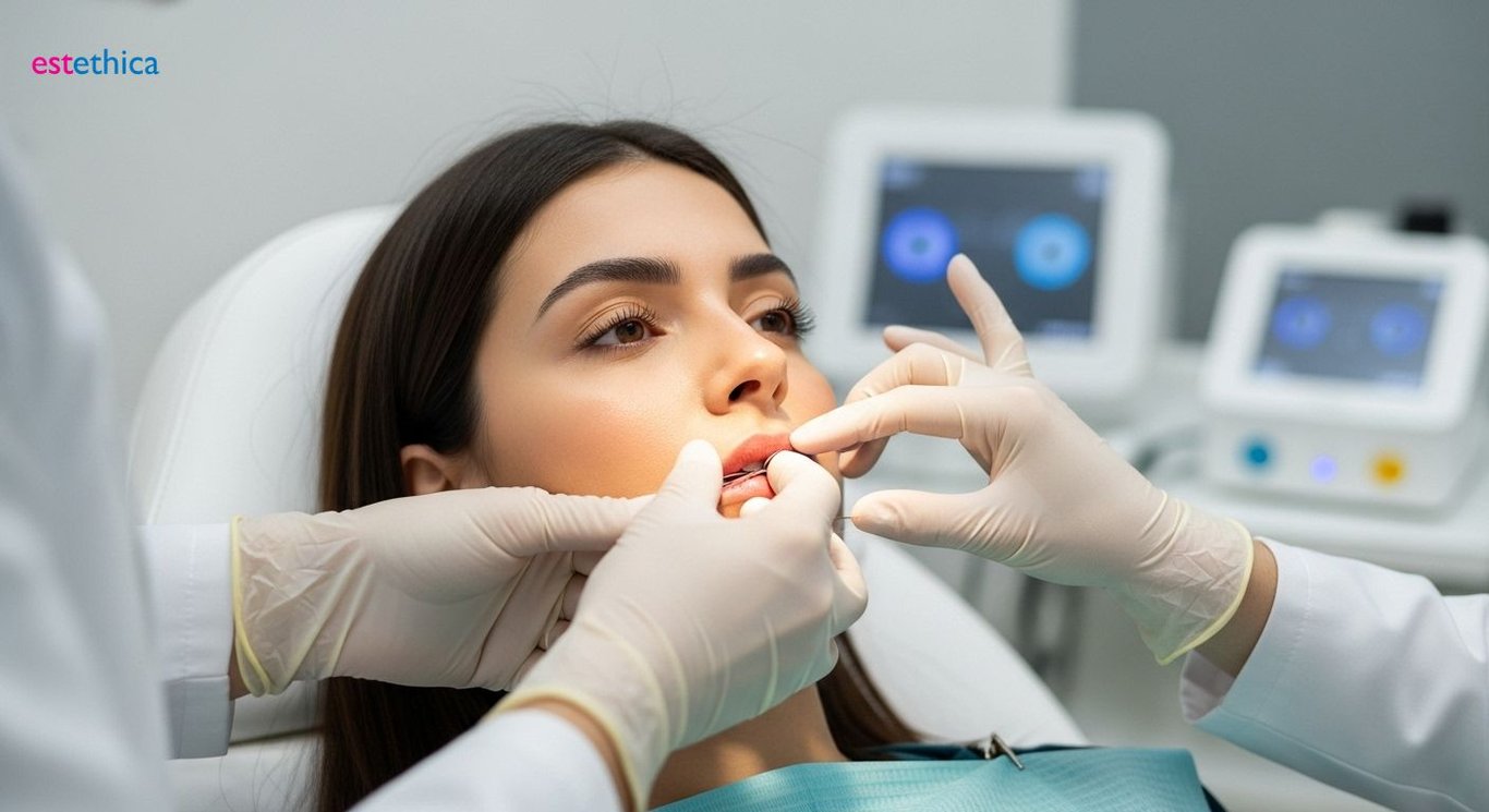 Dudak Üstü Estetiği ile Belirgin Dudaklar