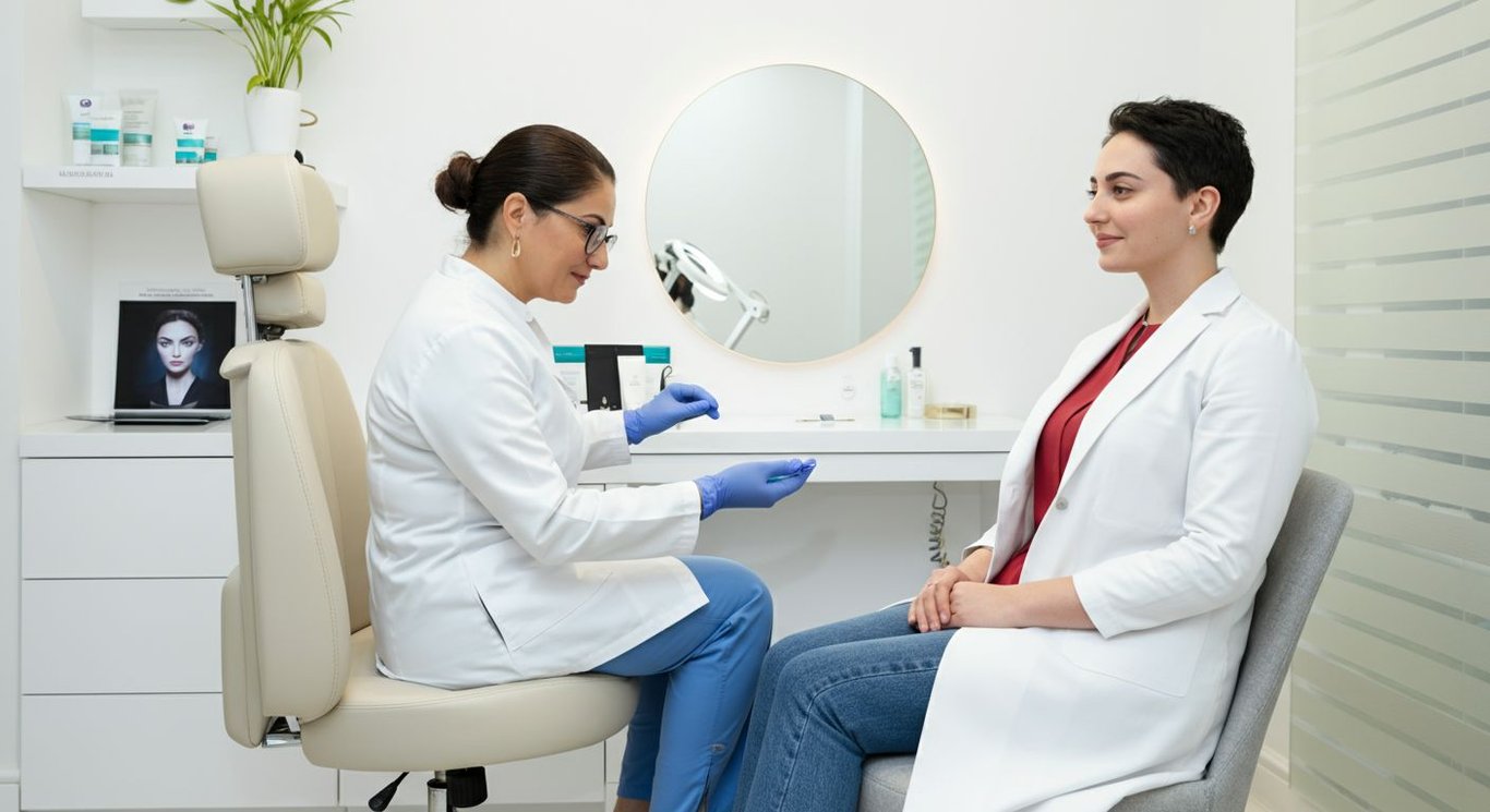 زراعة الحواجب بتقنية الاقتطاف