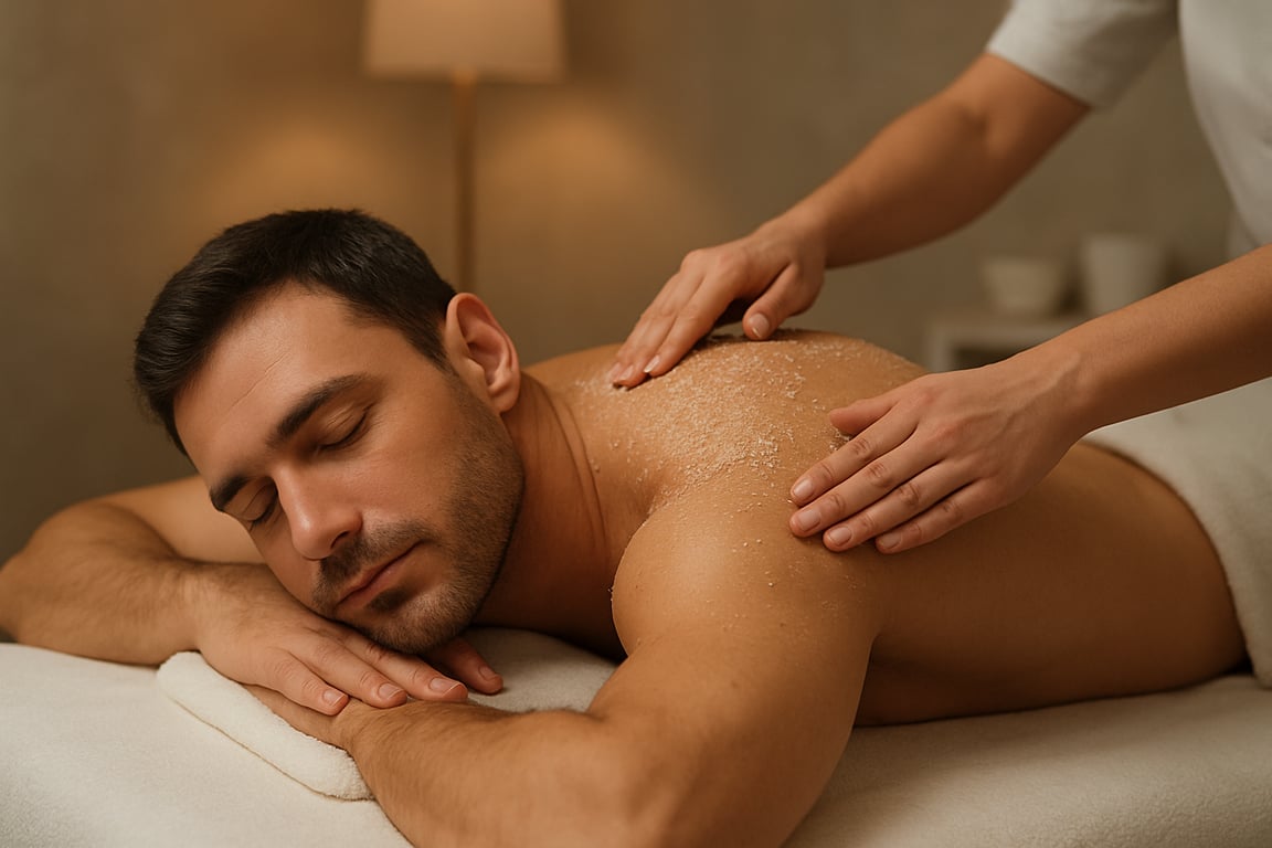 Estethica ile Profesyonel Vücut Peelingi ve Kas Gevşetme