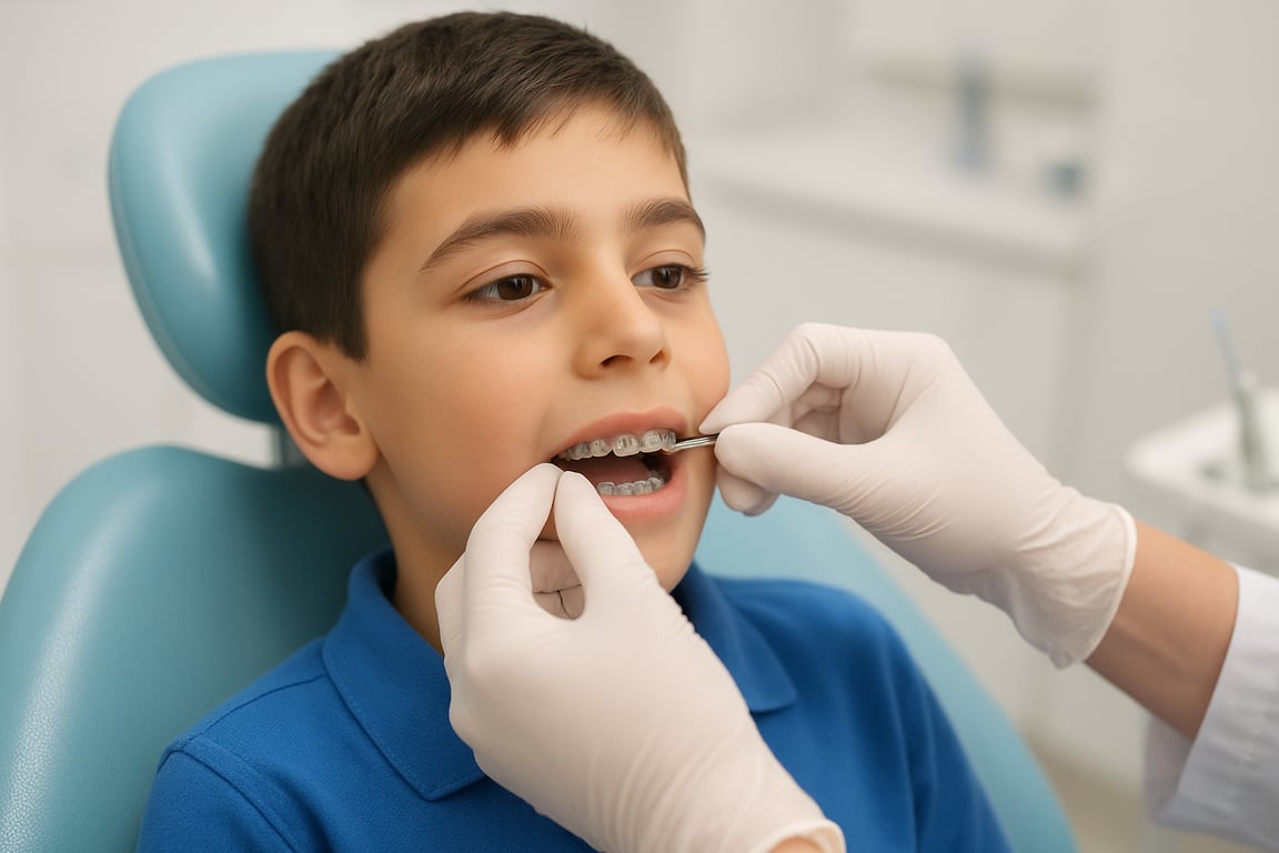 Estethica Pedodonti Braket Uygulama Süreci