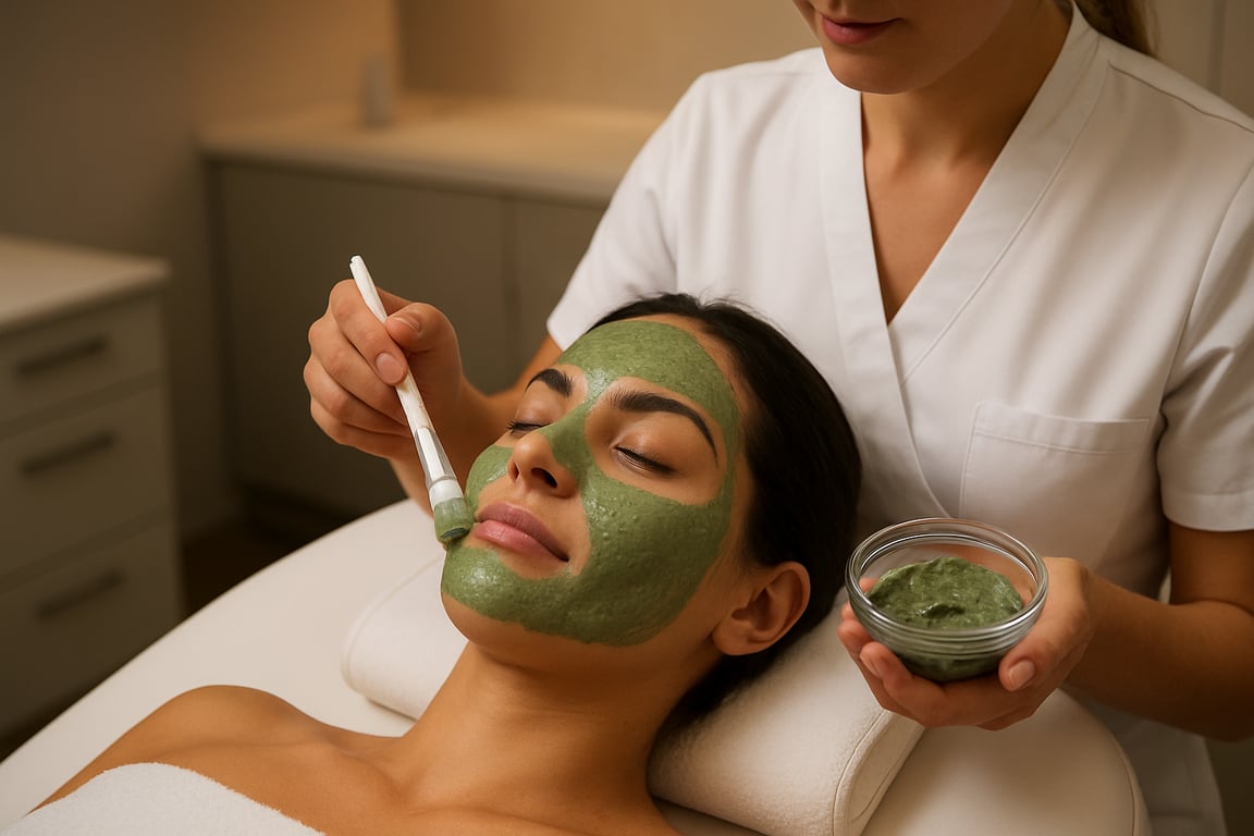 Estethica Uzmanları ile Yosun Peeling Uygulaması