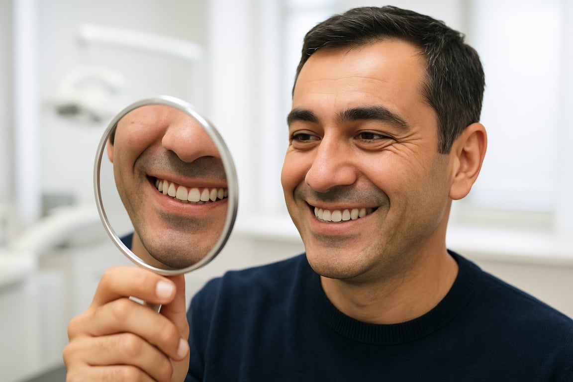 Estetik ve Sağlıklı Azı Dişi Sonucu