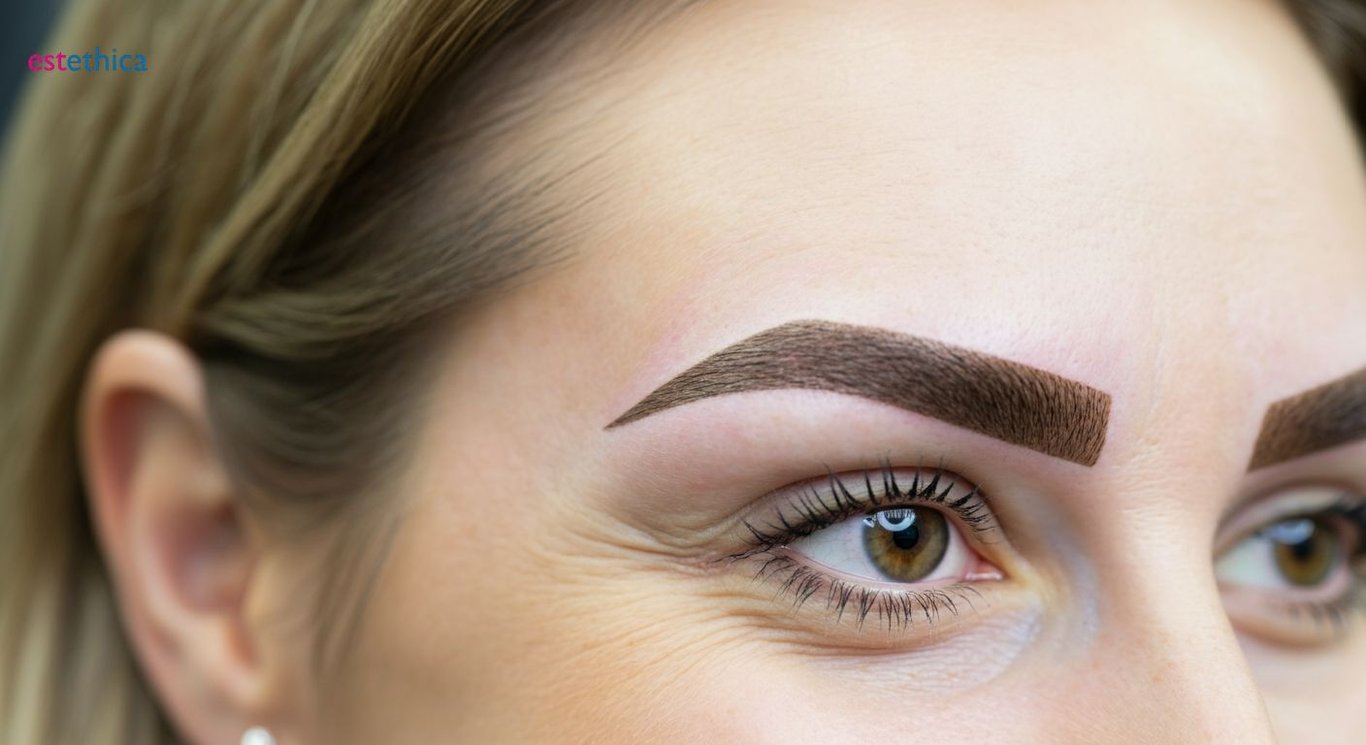 Eyebrow hair transplant benefits illustration