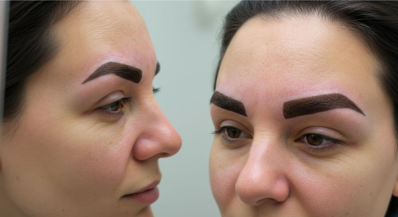 Eyebrow Transplant Before and After Transformation