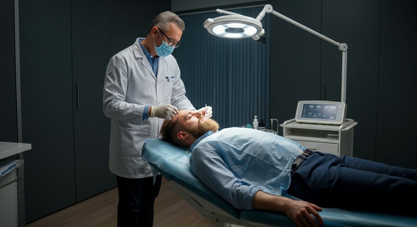 Facial hair restoration for natural results