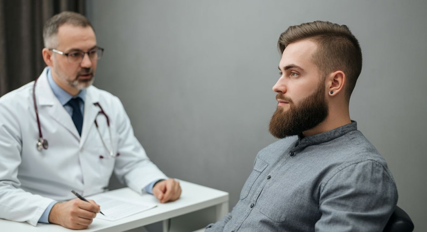 Facial hair transplant procedure overview