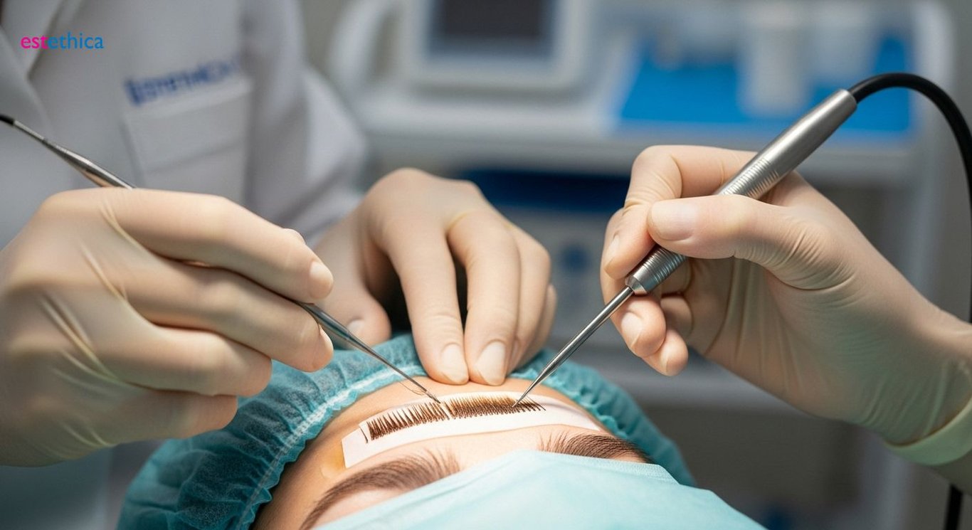 Follicular Unit Extraction Eyebrow Precision Grafting