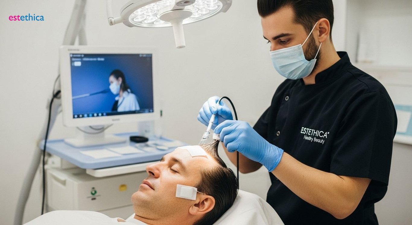 Follicular Unit Extraction (FUE) hair transplant technique