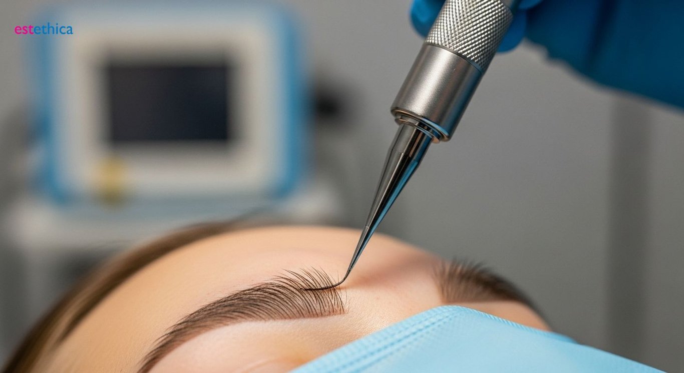 Natural eyebrow reconstruction with Follicular Unit Extraction