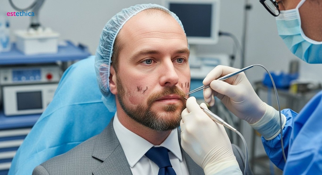 Beard implants using FUE technique