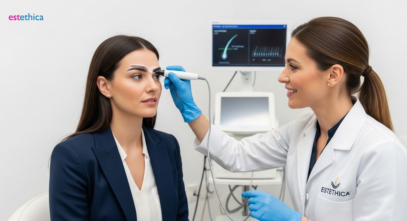 FUE eyebrow restoration for natural results
