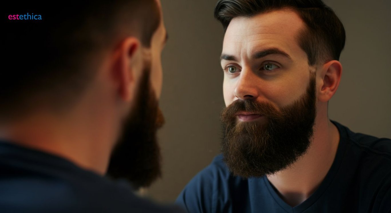 Beard transplant before and after transformation