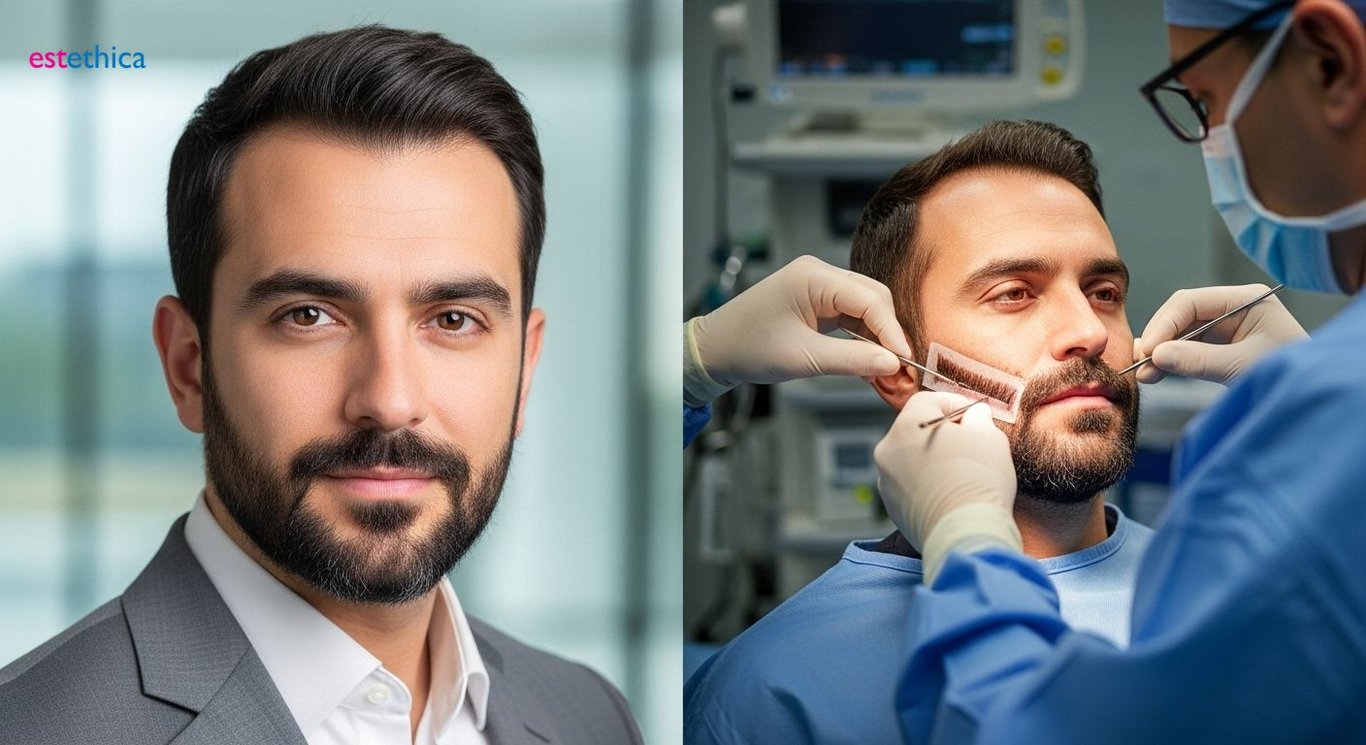 FUE ve DHI sakal ekimi karşılaştırması