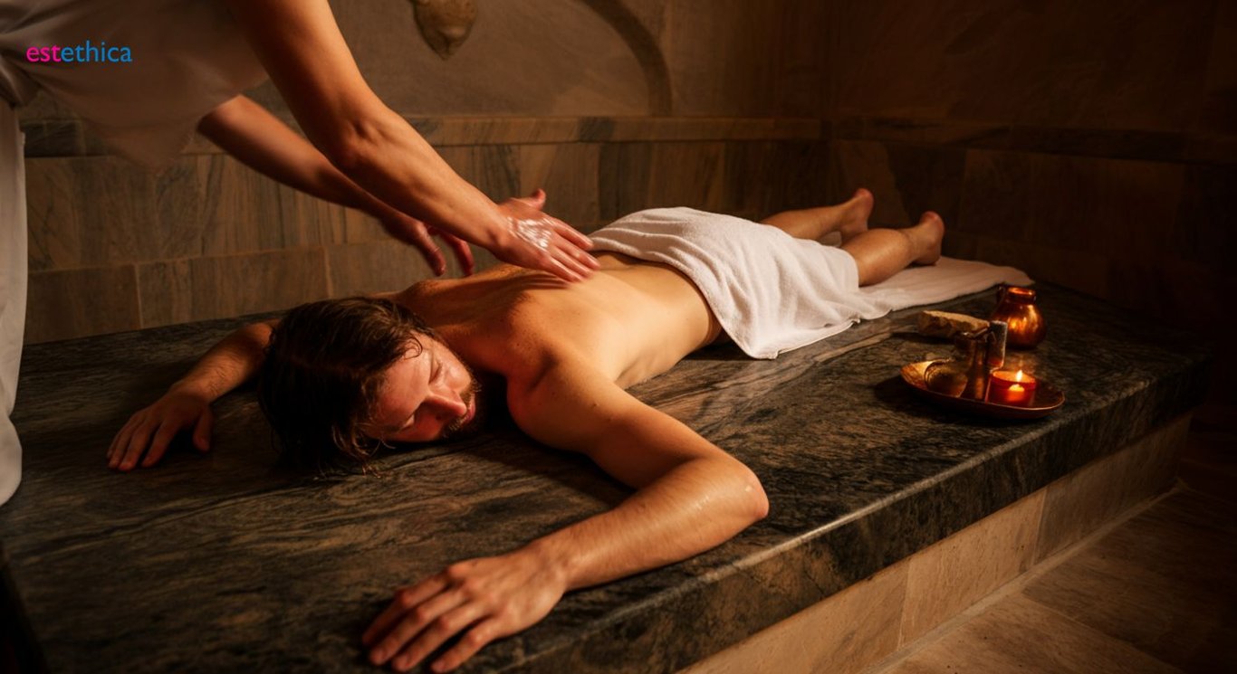 Geleneksel hamamda kese ve masajın canlandırıcı etkileri