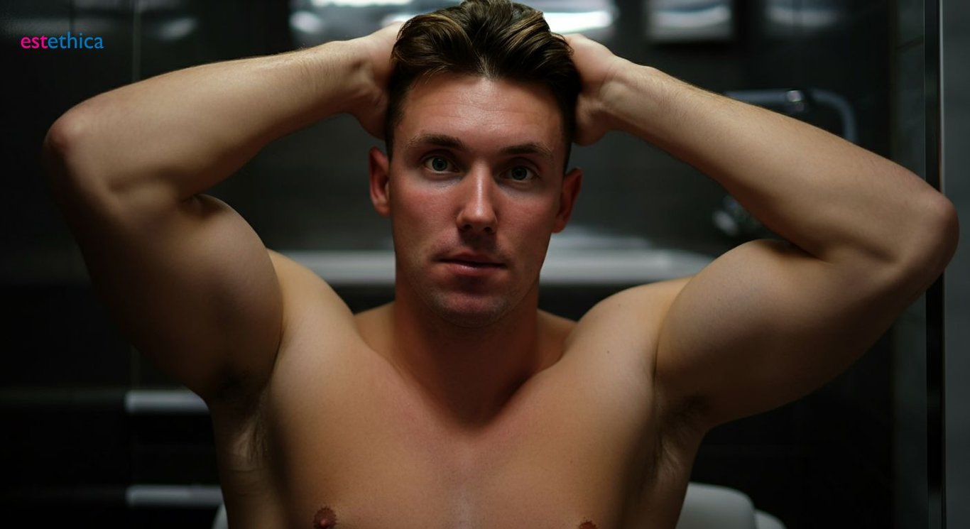 Gynecomastia vs. Pseudo-gynecomastia comparison image