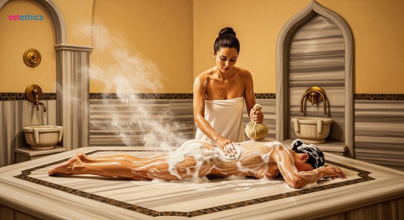 Hamam ritüelleri: kese, köpük ve masaj