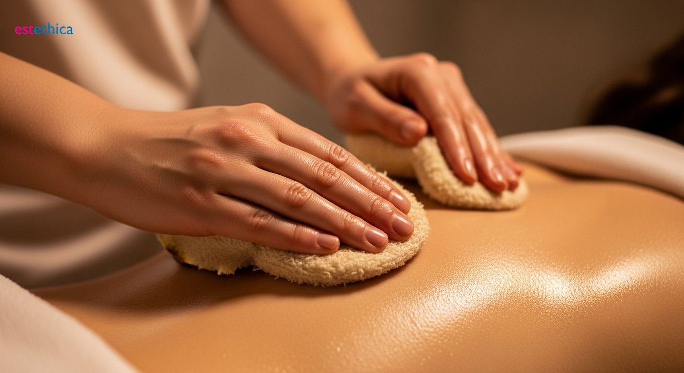 Hamamda kese ve köpük masajı, cilt yenileme